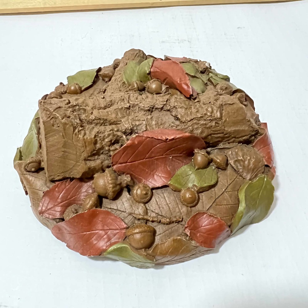 Tom Clark Gnome Sculpture BASE ONLY, SIGNED 1984 Cairn Studio Topsie & Turvie